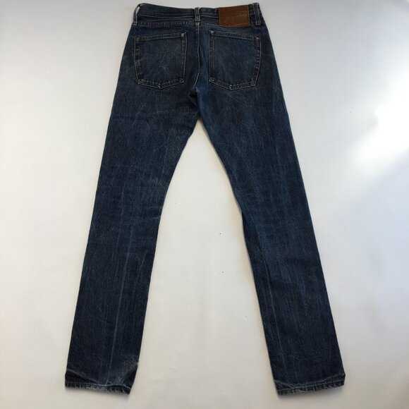 The Unbranded Brand Skinny Fit Selvedge Button Fly Jeans 30 - Picture 5 of 11